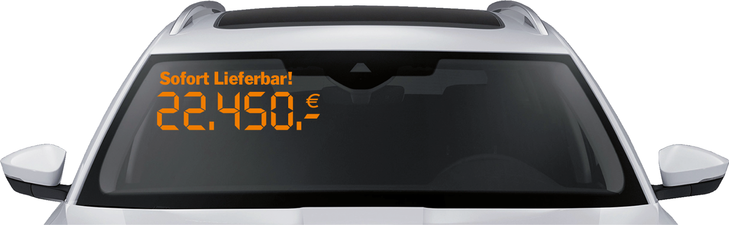 Digitalpreise mit Text "Sofort Lieferbar!"