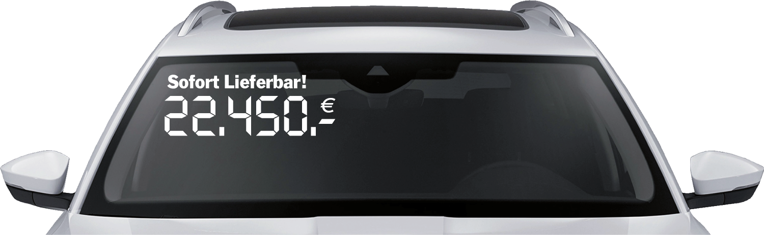 Digitalpreise mit Text "Sofort Lieferbar!"