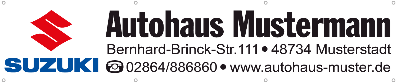 Spanntransparent Weissgrundig / Suzuki