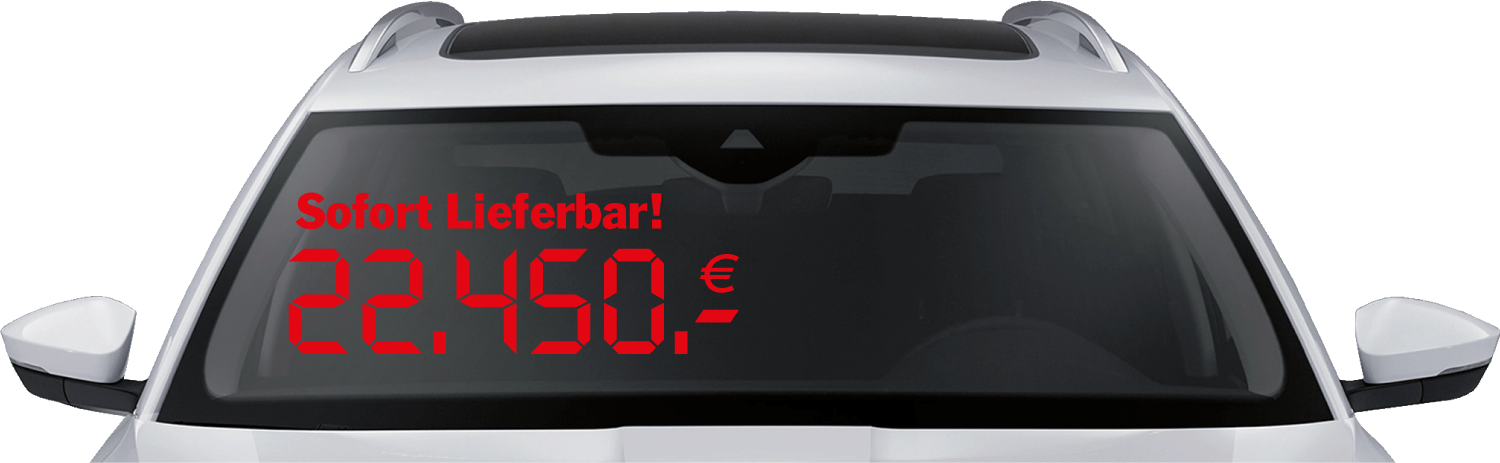 Digitalpreise mit Text "Sofort Lieferbar!"